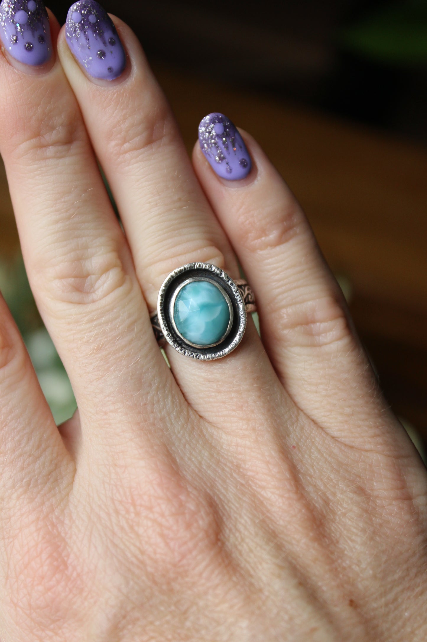 Larimar in silver