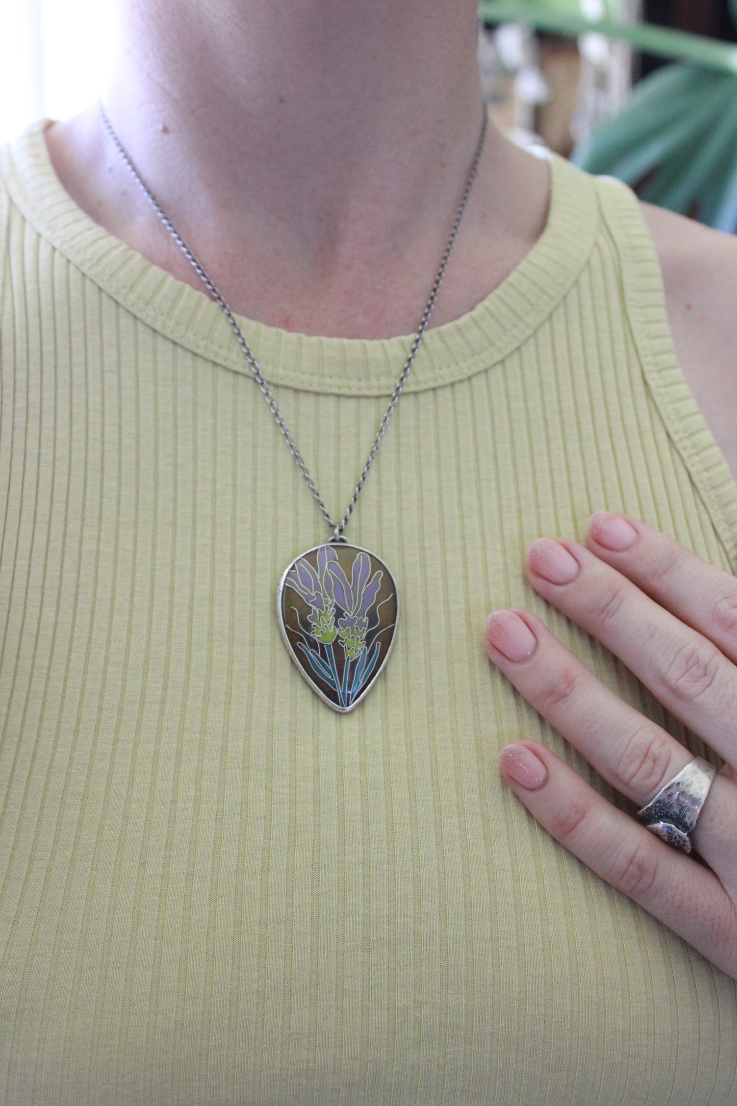 Earthy Lavender Cloisonné