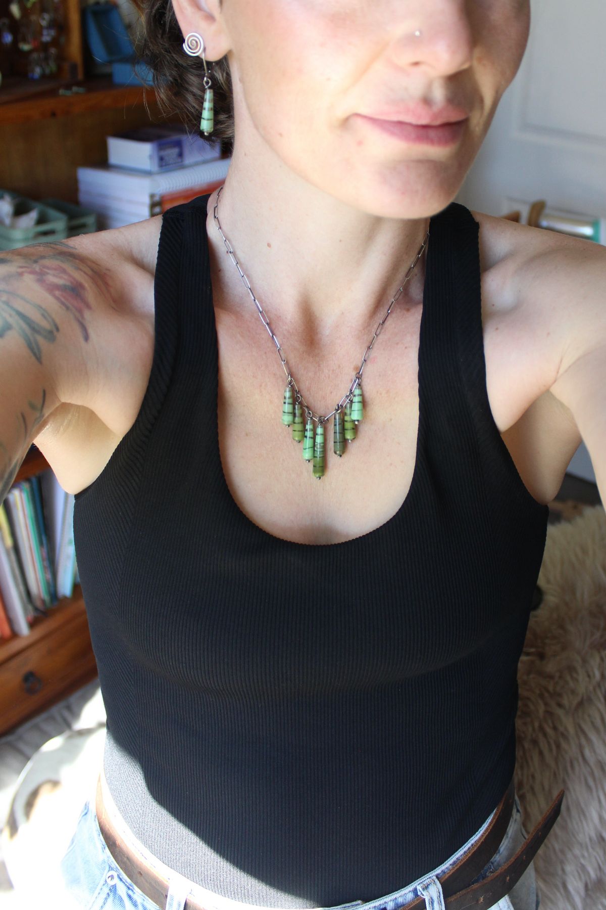 Custom order - chandelier necklace