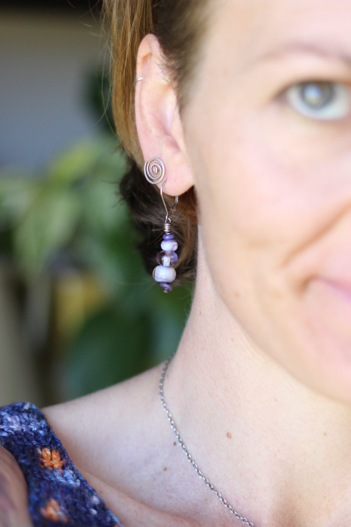 Bead drops -  Leather