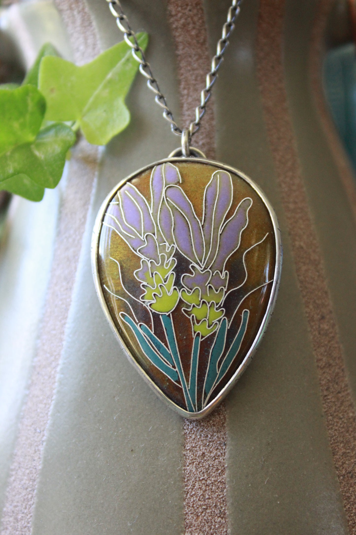 Earthy Lavender Cloisonné