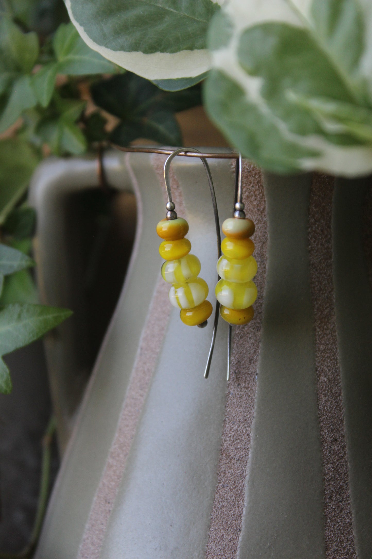 Stacked dangles - sunflowers