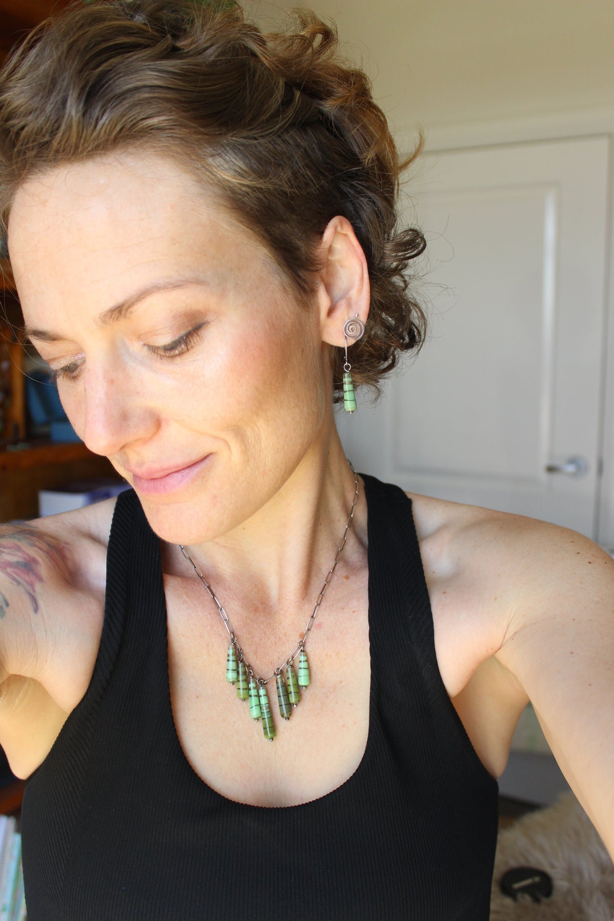 Custom order - chandelier necklace