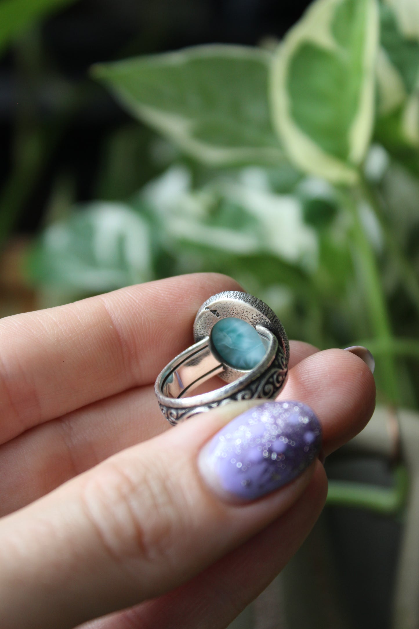 Larimar in silver