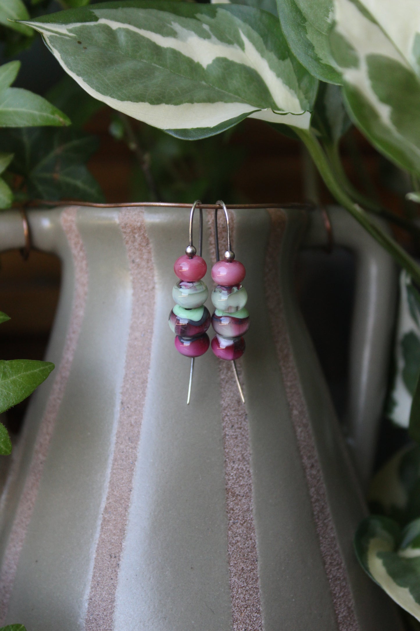 Stacked dangles - candy apples