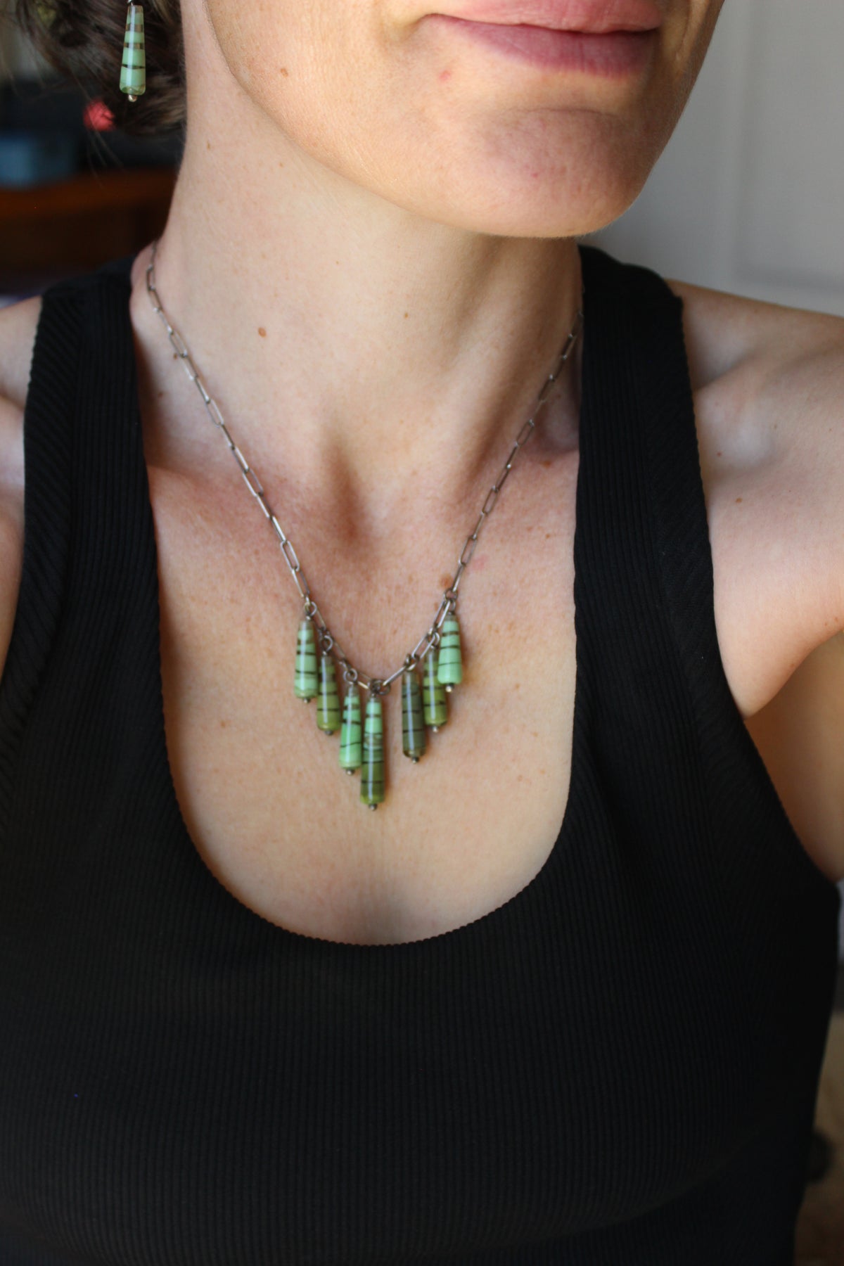 Custom order - chandelier necklace