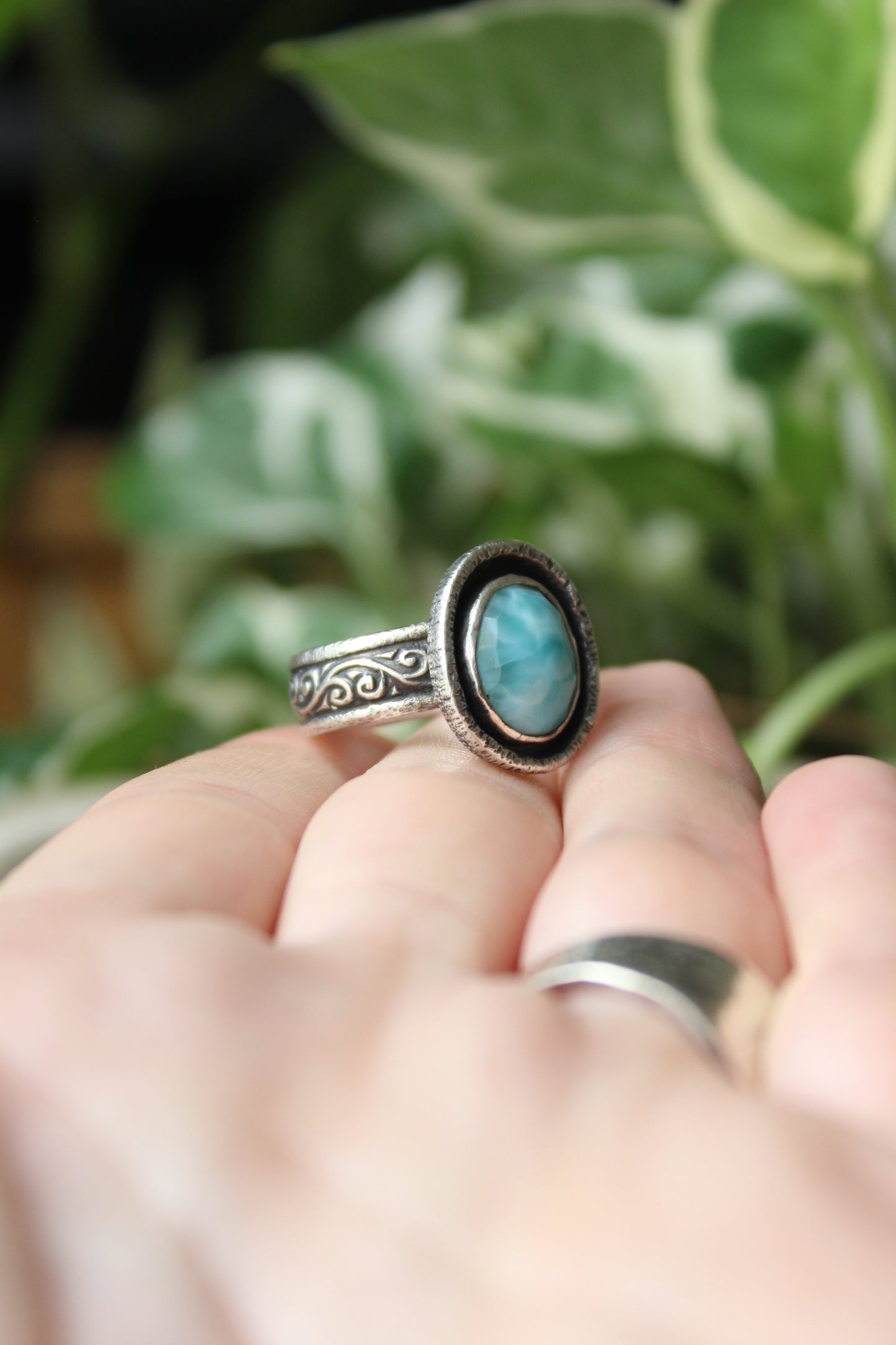 Larimar in silver