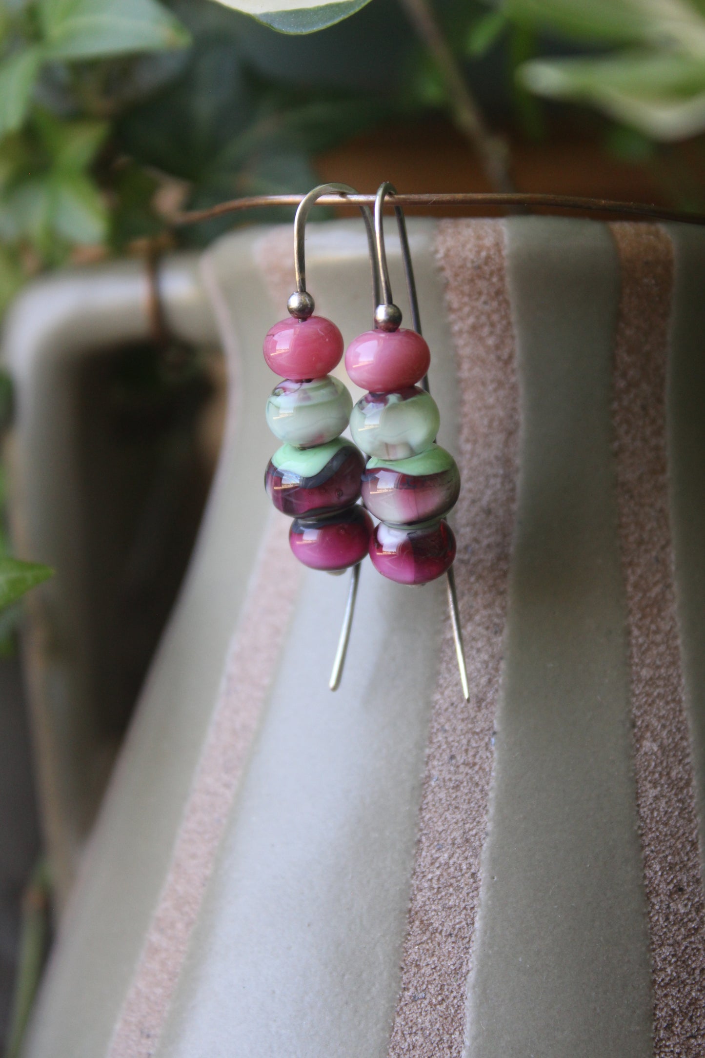 Stacked dangles - candy apples