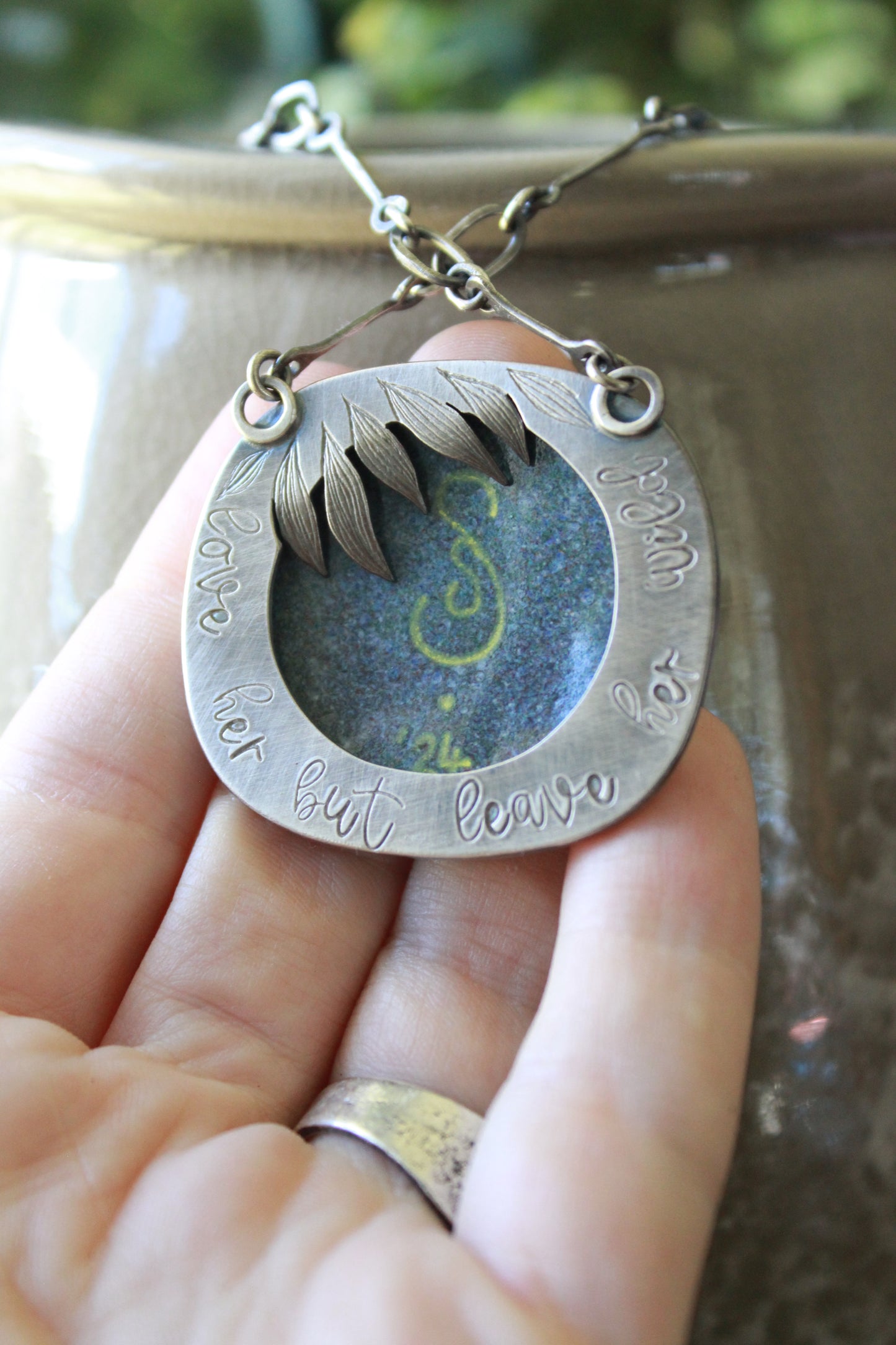 Leave Her Wild Pendant