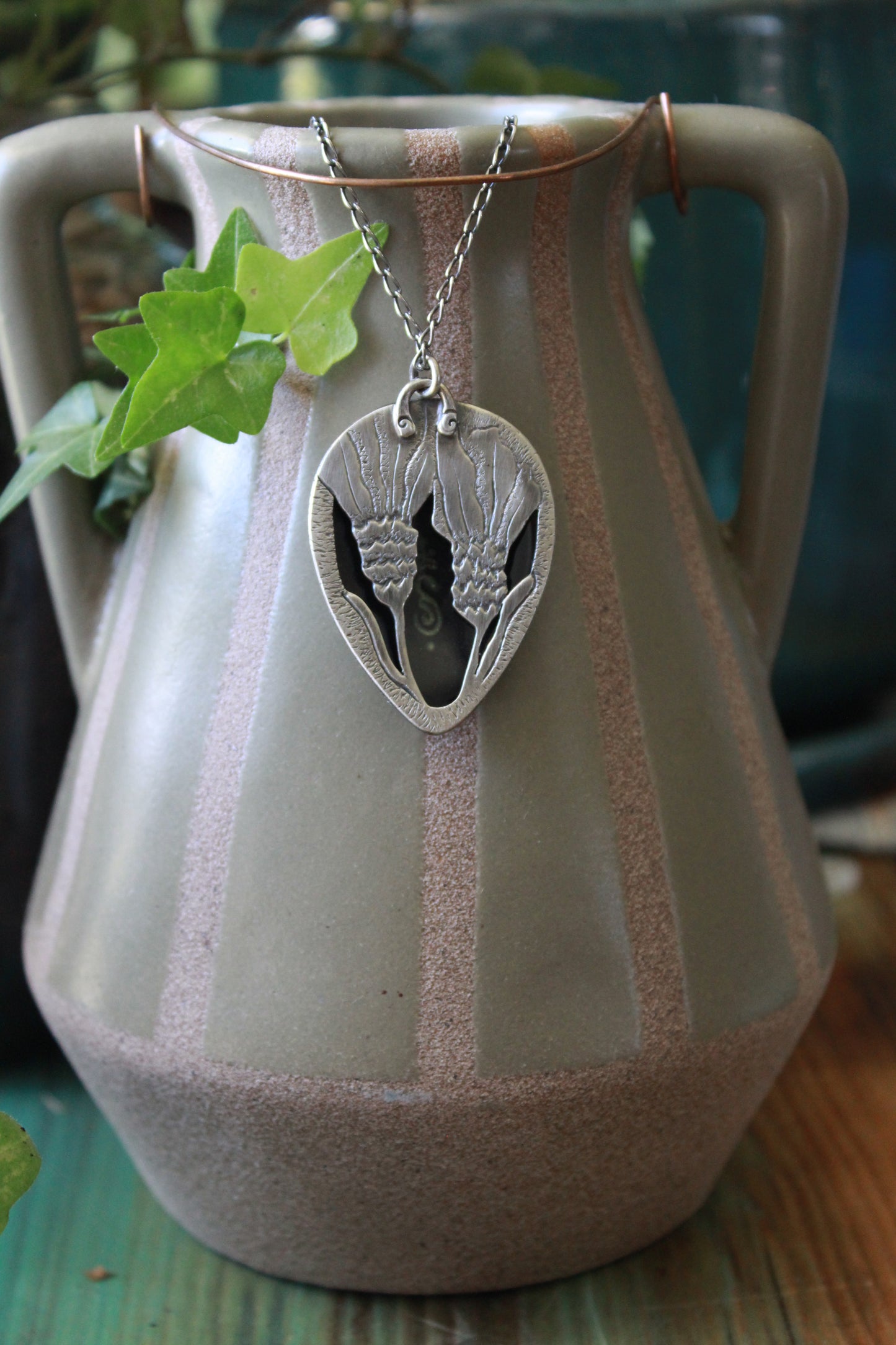 Earthy Lavender Cloisonné