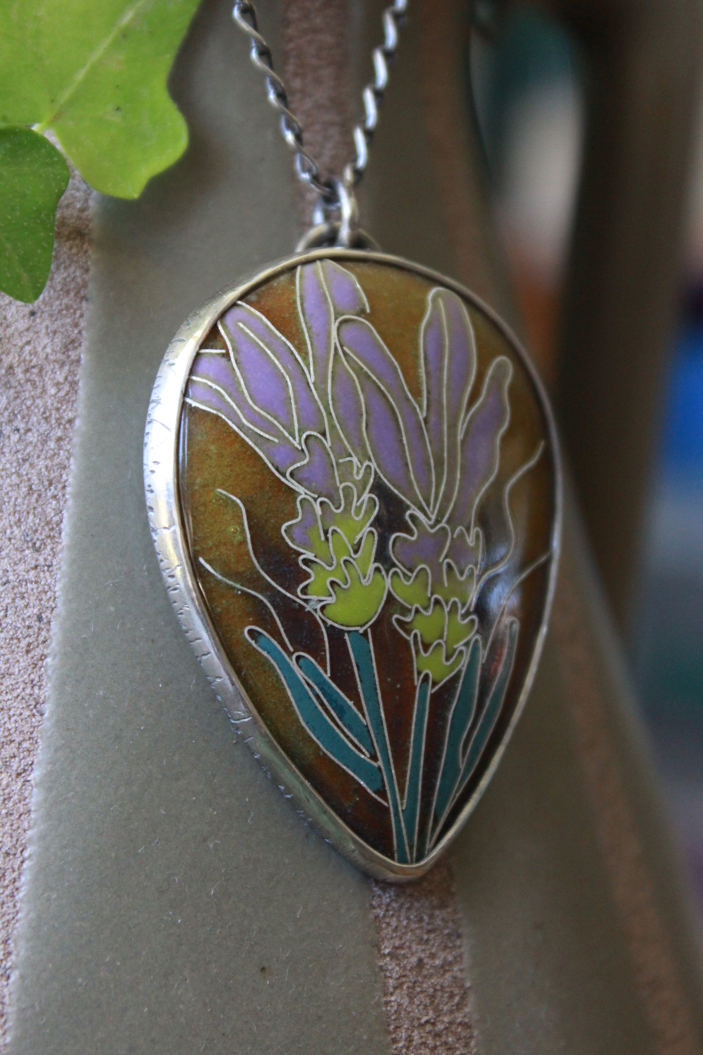Earthy Lavender Cloisonné
