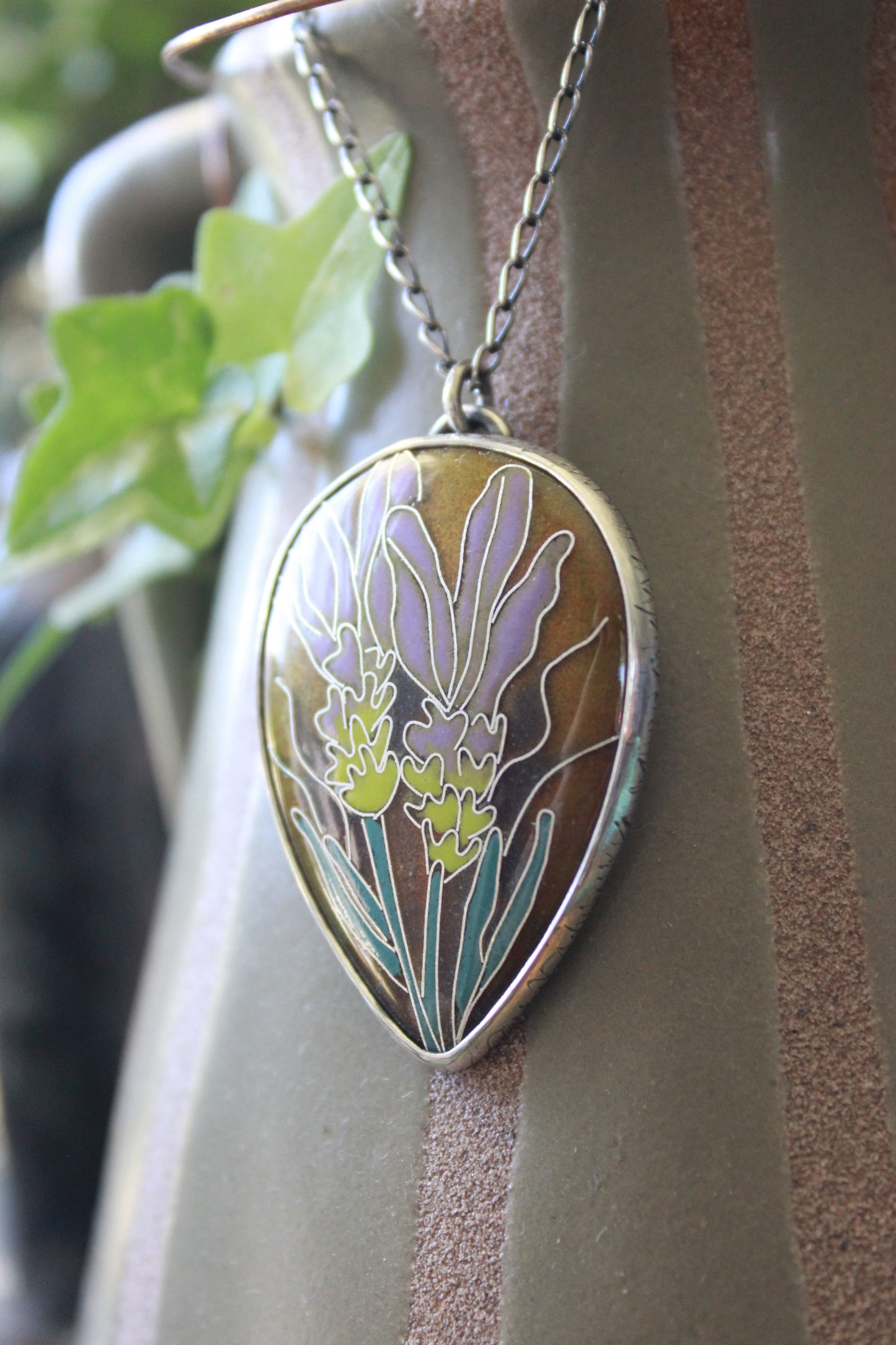 Earthy Lavender Cloisonné