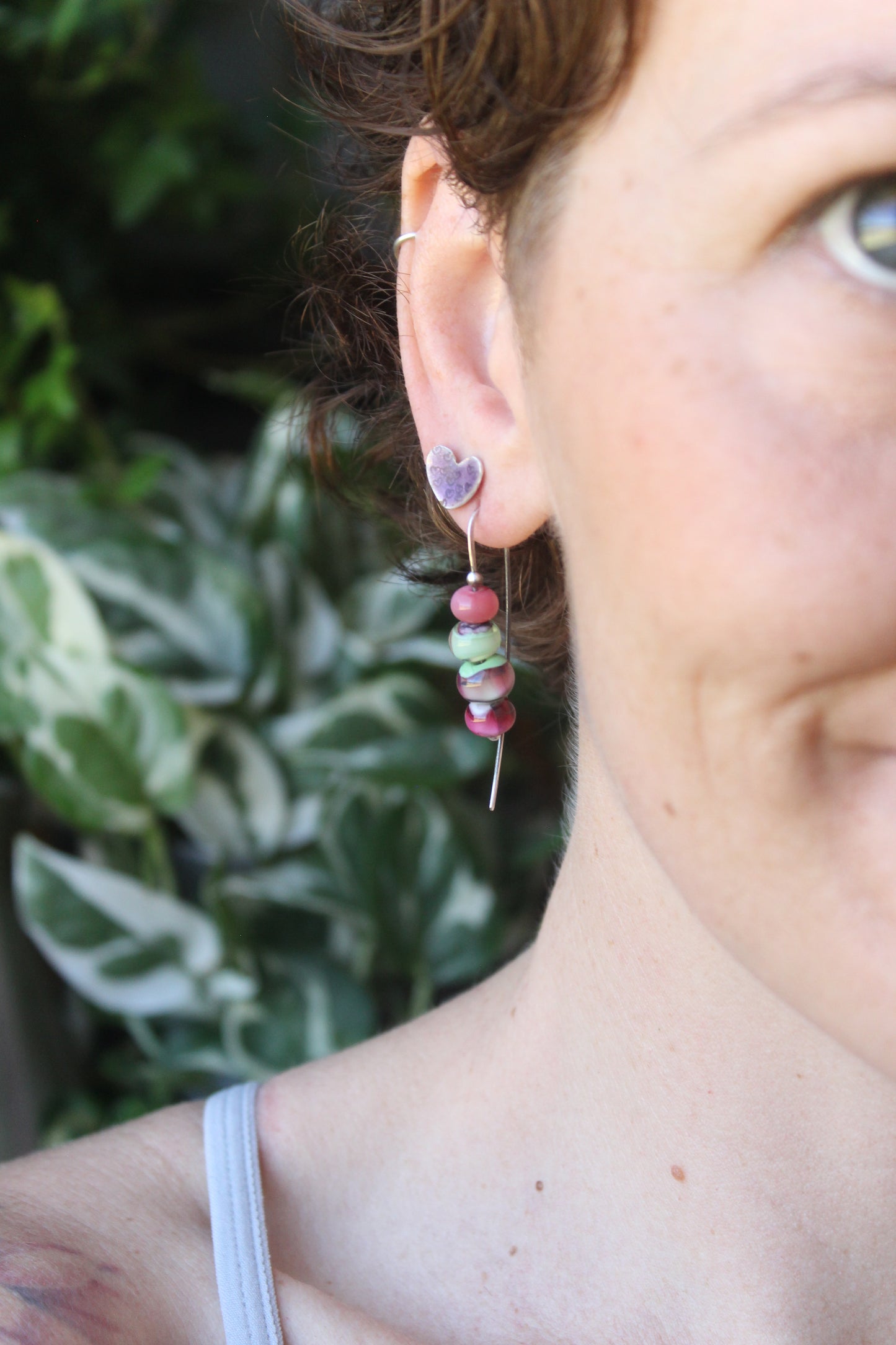 Stacked dangles - candy apples