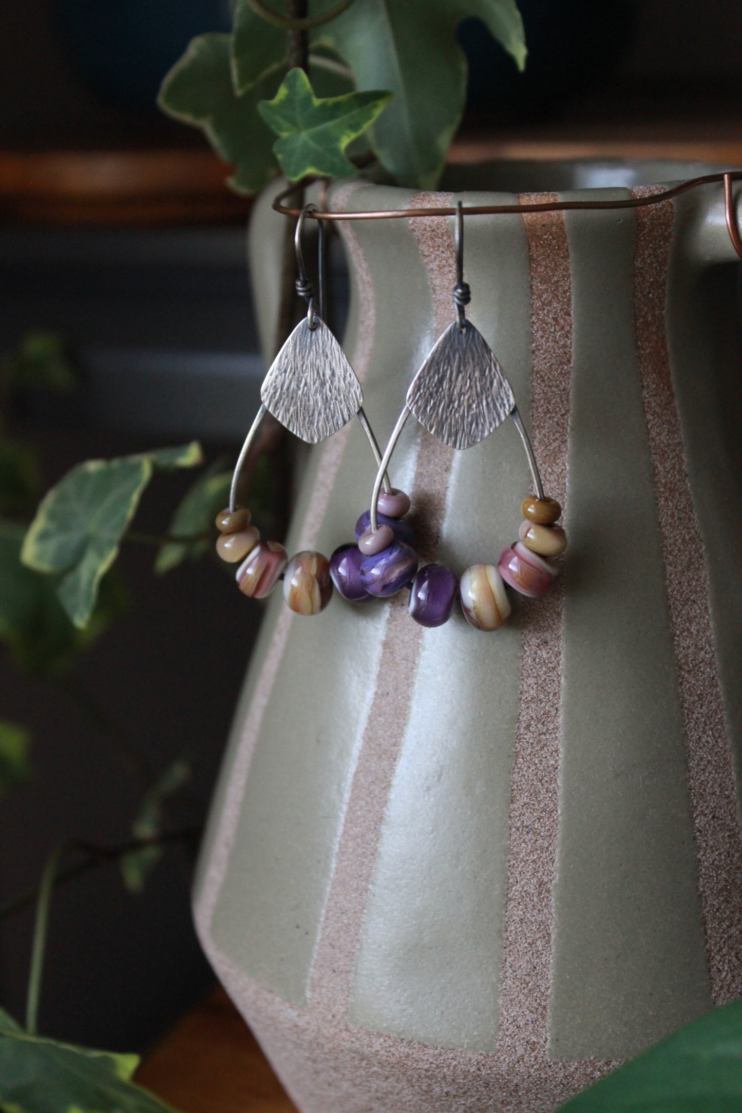 Vintage lavender shields