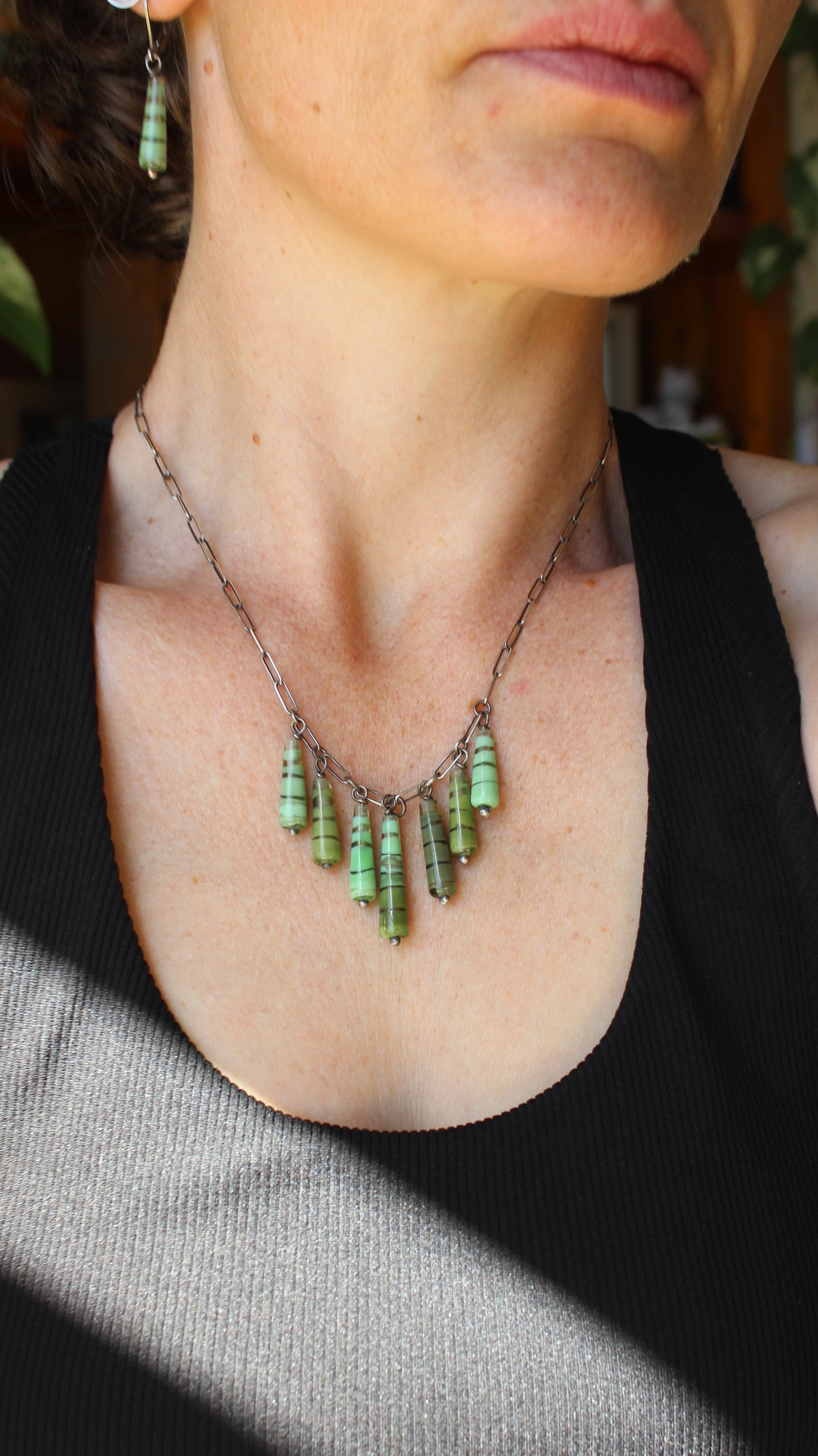 Custom order - chandelier necklace